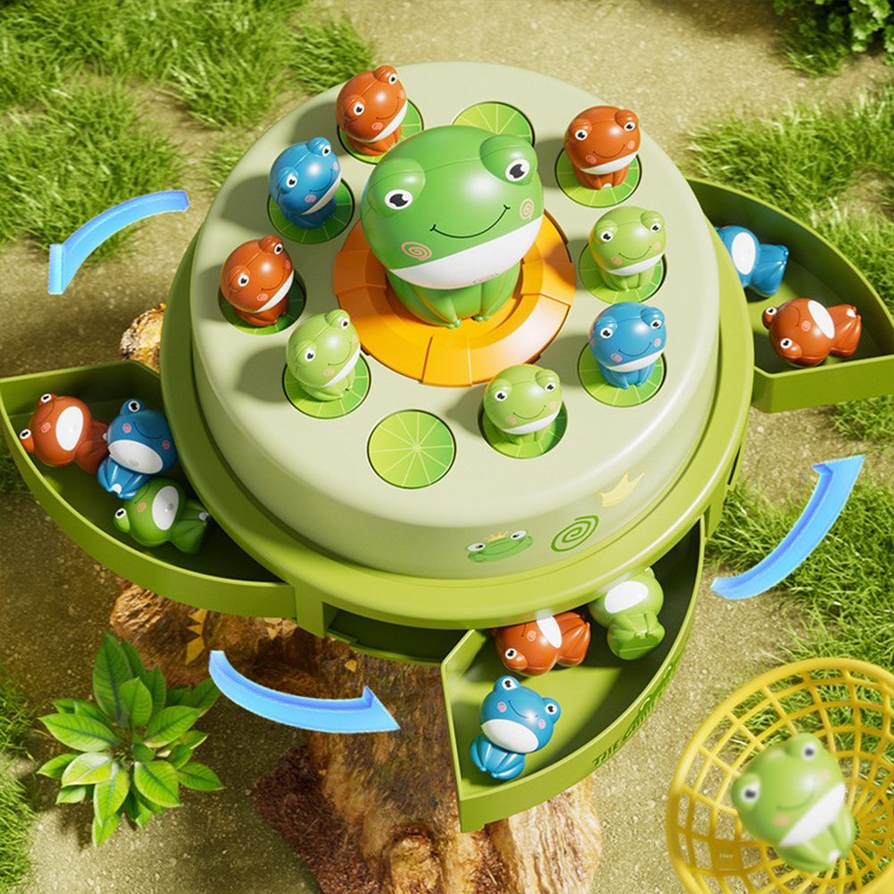 Kids Education Games App - 1 ชุดกบจับเกม Montessori ของเล่นกบตีกลับจับเกมการศึกษาของเล่นสำหรับเด็กวัยหัดเดินเด็กผู้หญิงเด็กของขวัญ