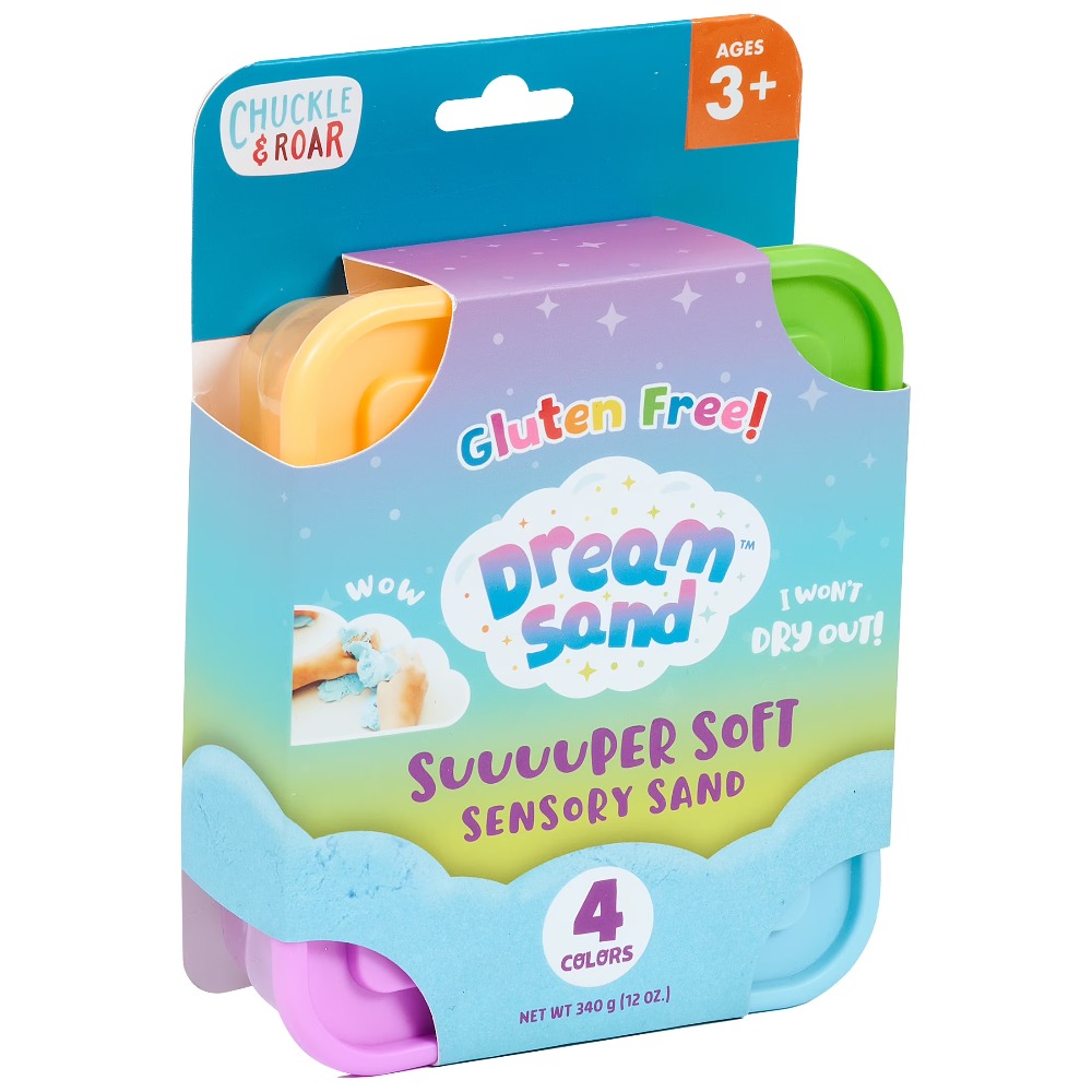 Kinetic Kids Education - ทรายคิเนติกพรีเมียม 4 แพ็ค สำหรับเด็กเล่นเสริมพัฒนาการ อายุ 3