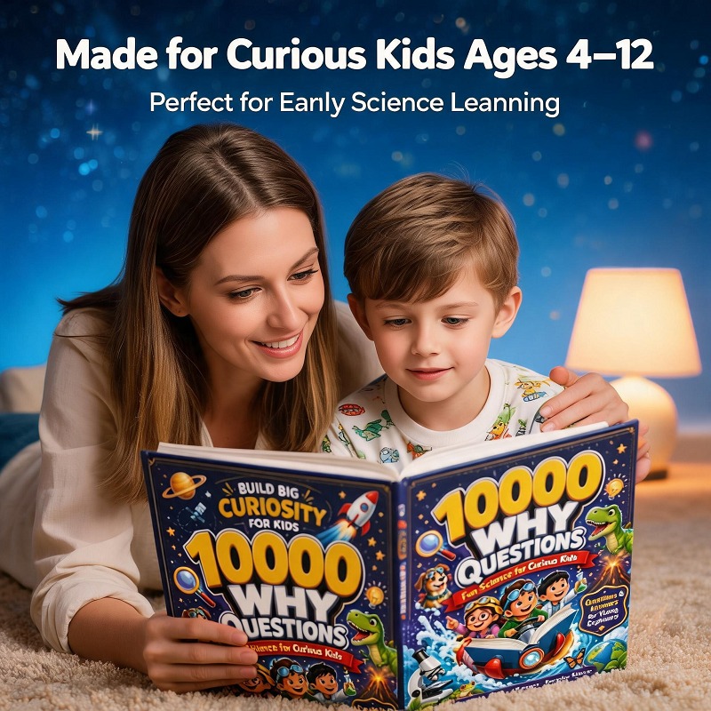 Kids Education Age - 10000 ทำไมเด็กๆ ถึงต้องรู้ หนังสือสารานุกรมวิทยาศาสตร์ หนังสือภาพเพื่อการศึกษาสำหรับนักสำรวจหนุ่มสาวผู้อยากรู้อยากเห็น