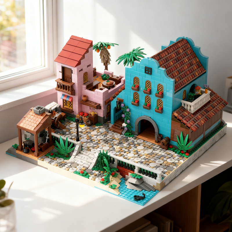 Kids Education World - 3796 ชิ้น MOC Havana Street World