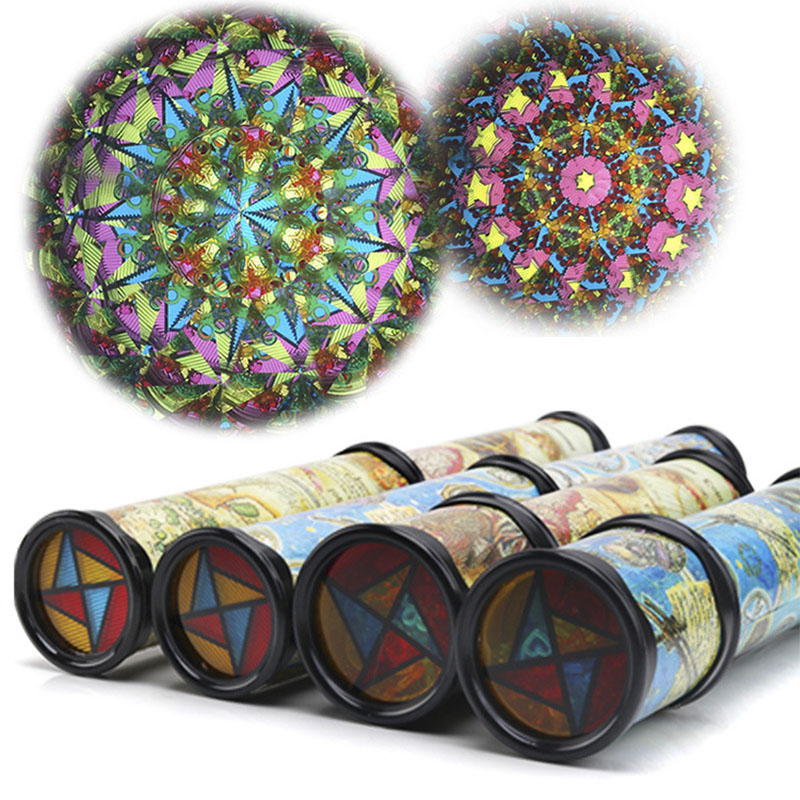 Kids Education World - ปรับขนาดได้หมุน Kaleidoscope 27 ซม.เมจิกเปลี่ยนแฟนซีสี World ของเล่นเด็กเด็กคลาสสิกของเล่นเพื่อการศึกษา