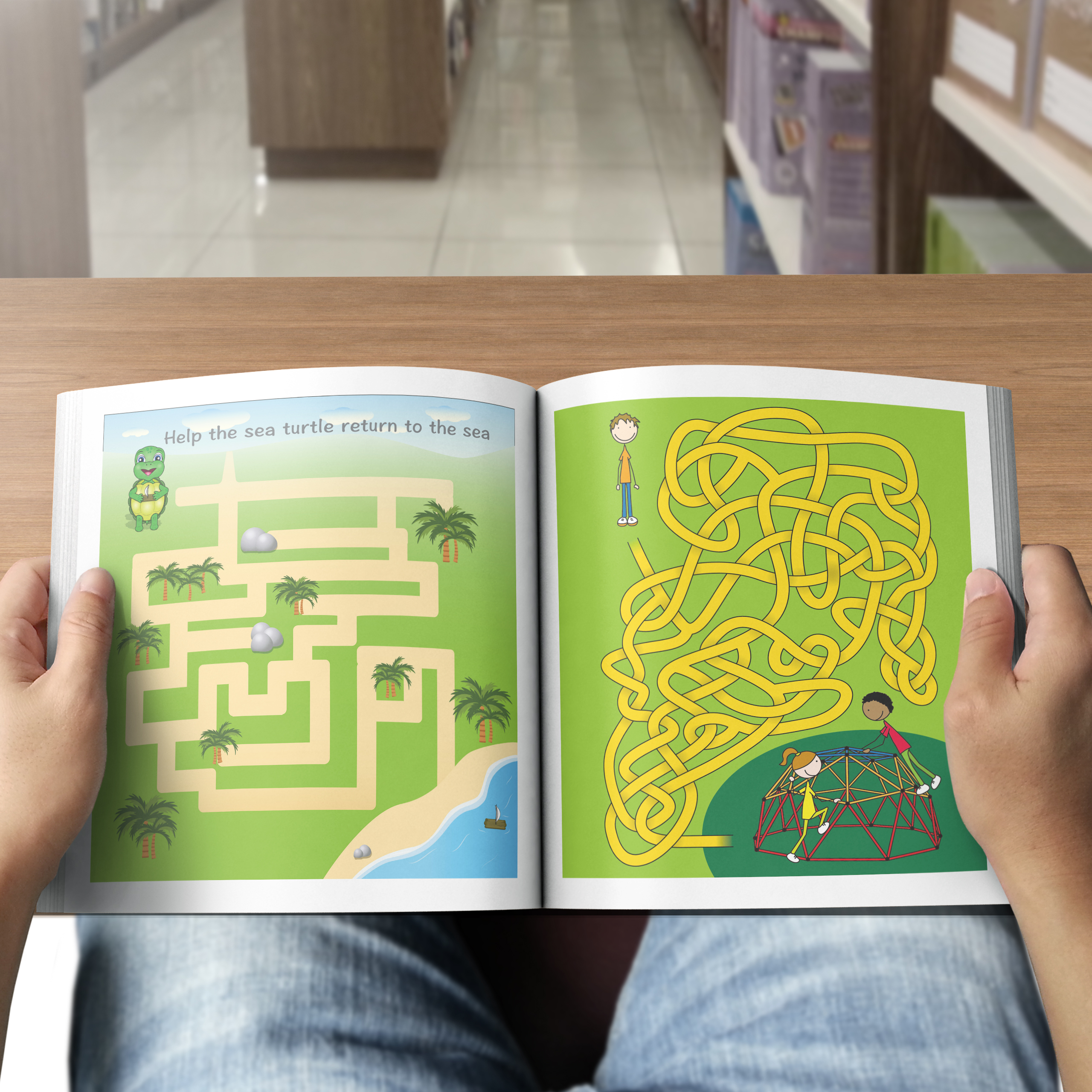 หนังสือปริศนาเขาวงกตแบบโต้ตอบส - Kids Education Age บทวิจารณ์และราคา
