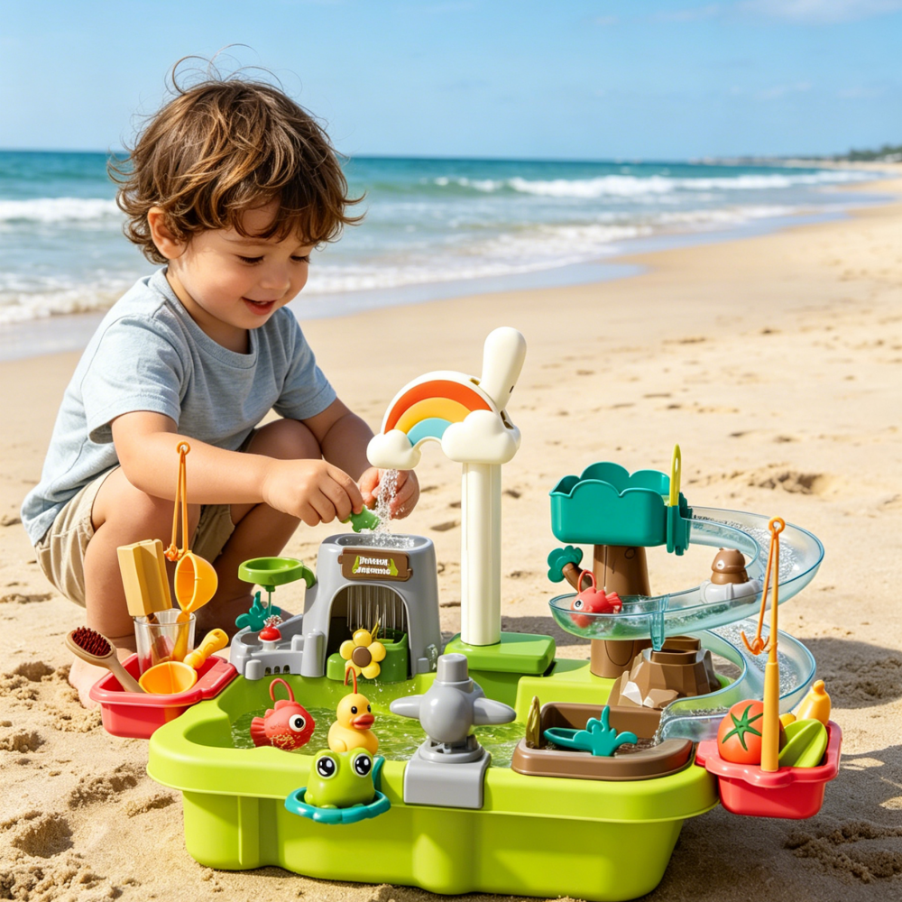 ชุดของเล่นน้ำสำหรับเด็ก 38/43/ - Kids Education Park บทวิจารณ์และราคา