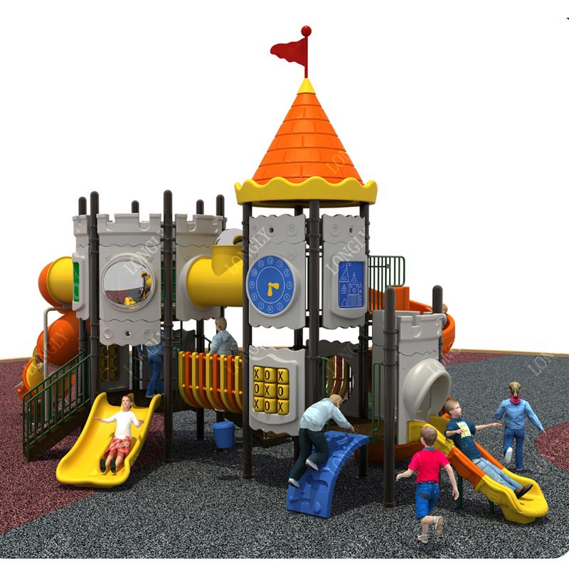 สไลเดอร์เด็กทรงปราสาท สำหรับสน - Kids Education Park บทวิจารณ์และราคา