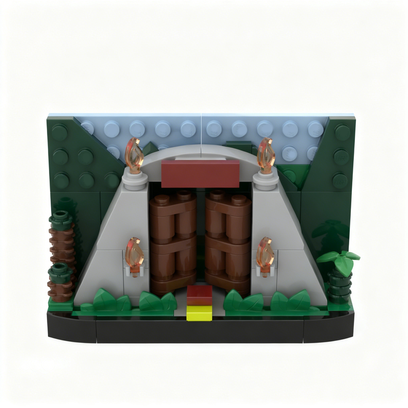 111 ชิ้น โมเดลประตูสวน MOC ฉาก - Kids Education Park บทวิจารณ์และราคา