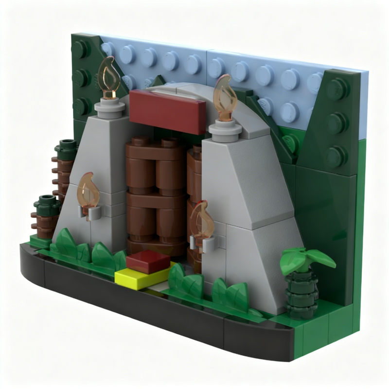 111 ชิ้น โมเดลประตูสวน MOC ฉาก - Kids Education Park บทวิจารณ์และราคา