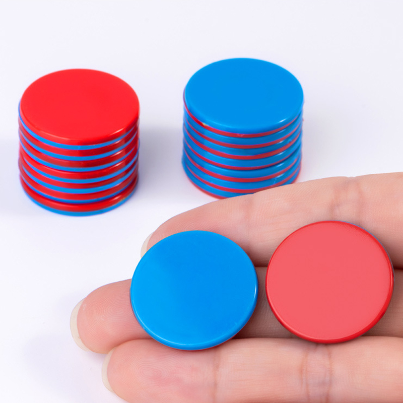 Montessori 25 มม.สีแดงสีฟ้า 2  - Kids Education Help บทวิจารณ์และราคา