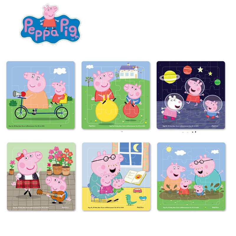 Peppa pig ตัวเลข MINI จิ๊กซอว์ - Educational Cartoon For Kids บทวิจารณ์และราคา