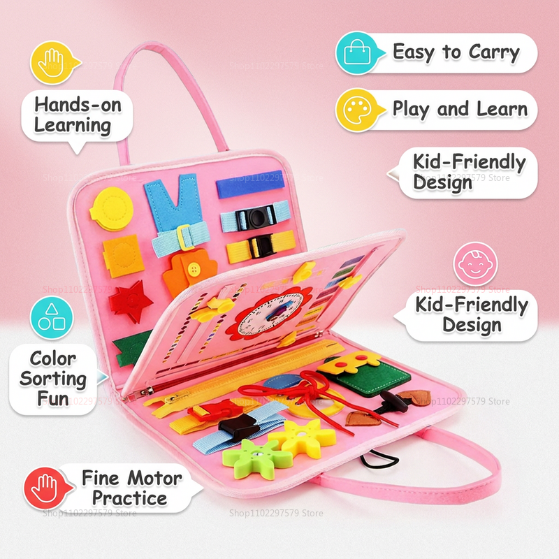 กระดานกิจกรรมมอนเตสซอรี่สำหรับ - Kids Education Help บทวิจารณ์และราคา