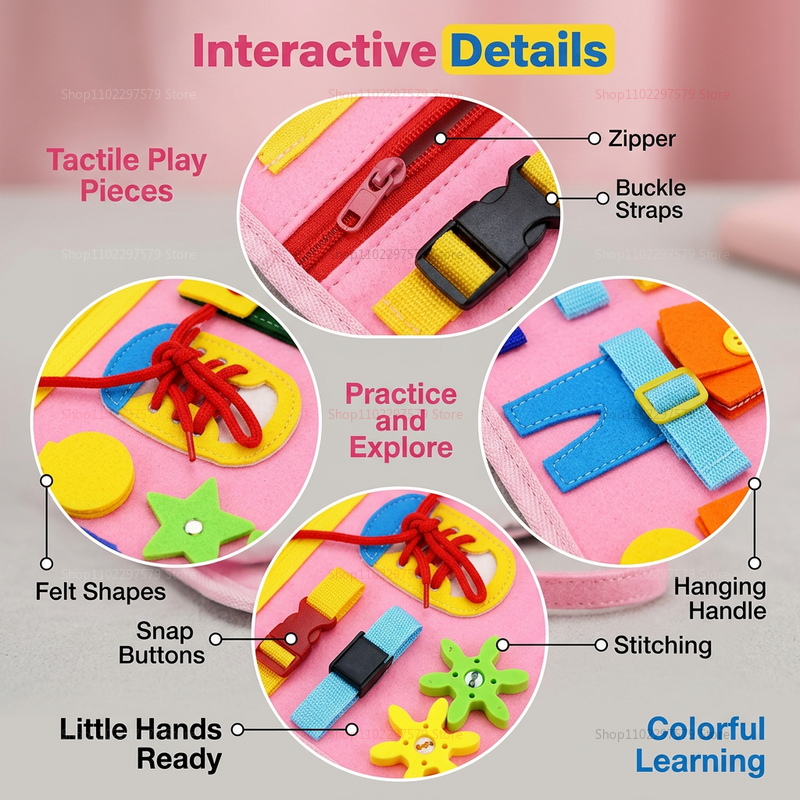 กระดานกิจกรรมมอนเตสซอรี่สำหรับ - Kids Education Help บทวิจารณ์และราคา