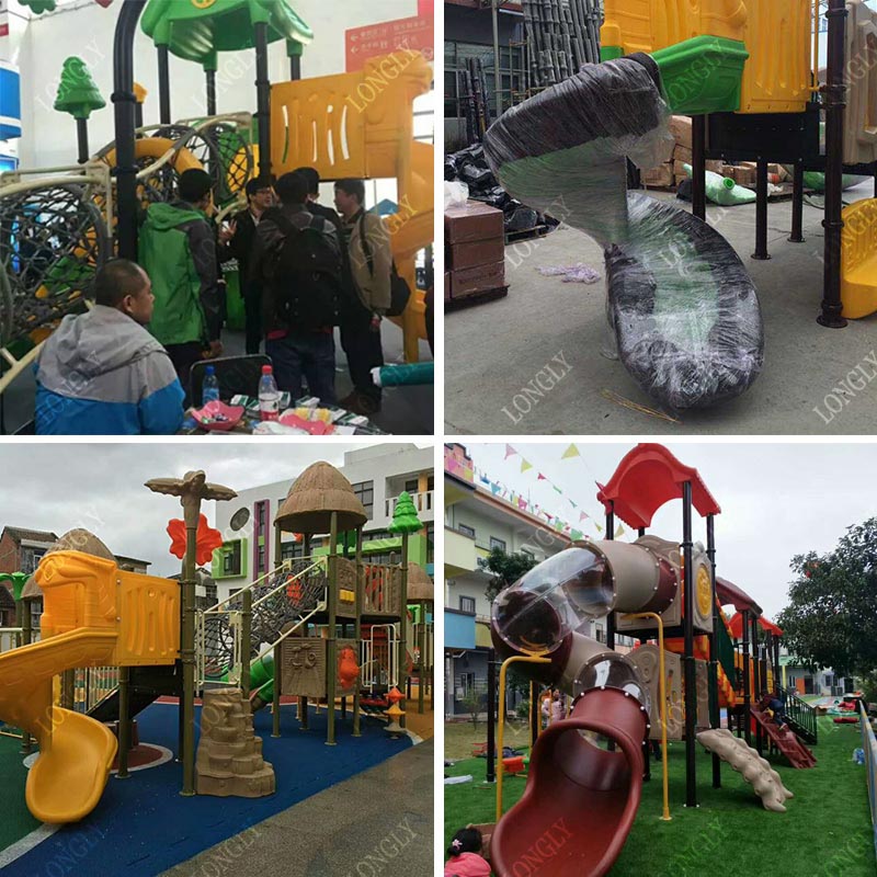 สไลเดอร์เด็กขนาดเล็กสำหรับสนาม - Kids Education Park บทวิจารณ์และราคา