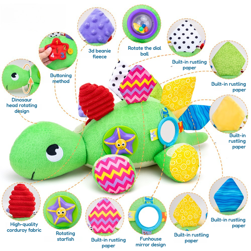 ของเล่นตุ๊กตาไดโนเสาร์น่ารัก 1 - Kids Education Help บทวิจารณ์และราคา