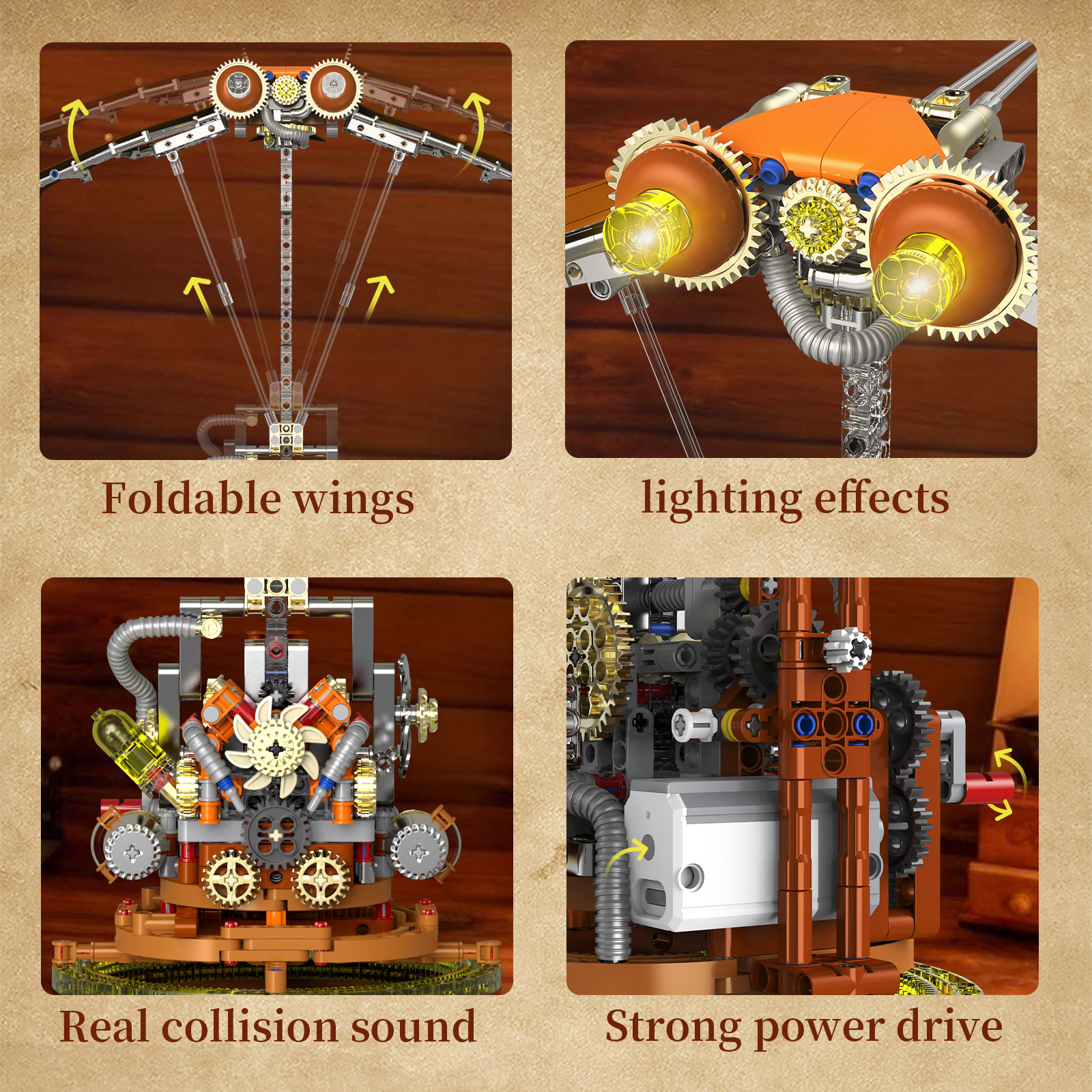 DIY ออร์นิฮอปเตอร์ บล็อกตัวต่อ - Kinetic Kids Education บทวิจารณ์และราคา