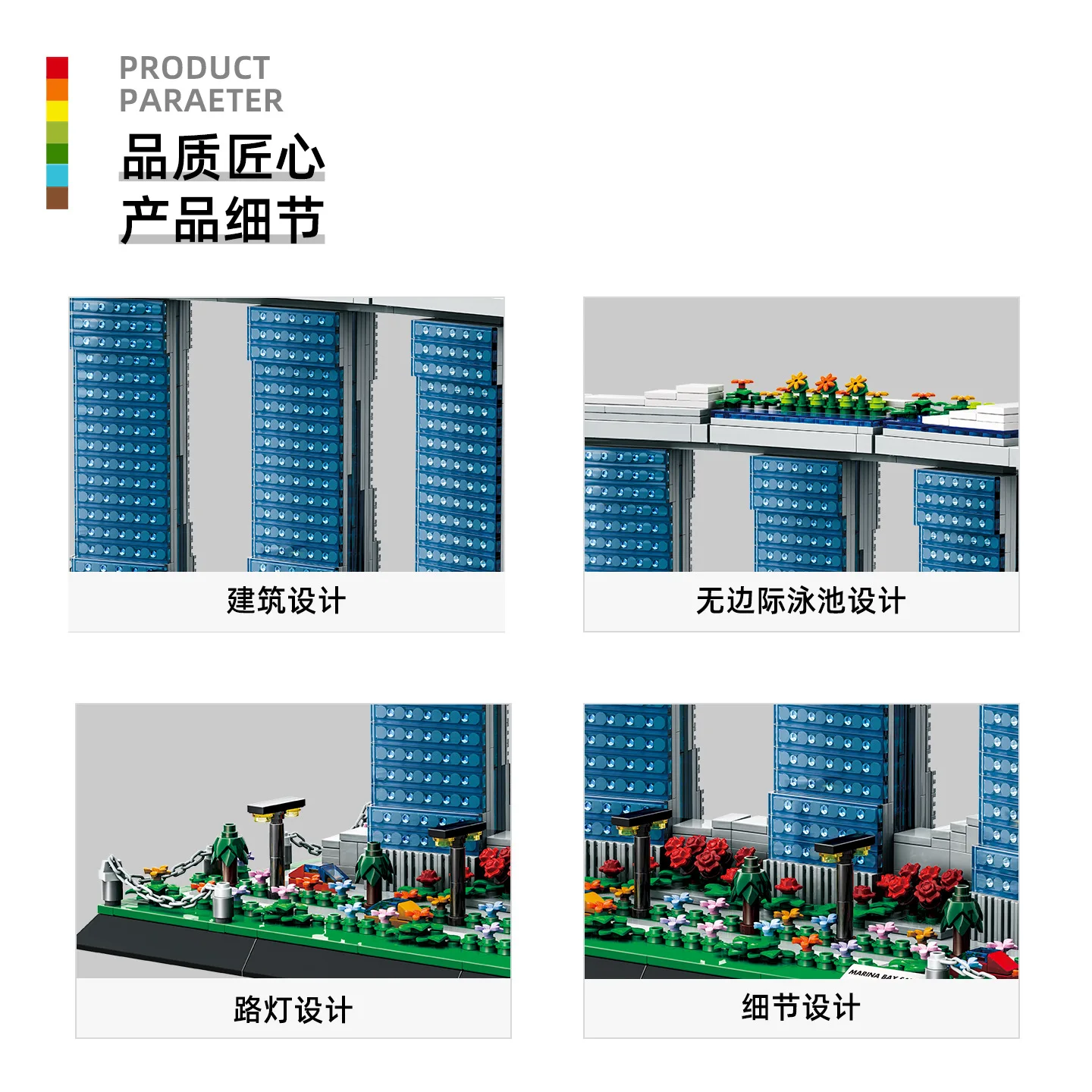 1154 ชิ้น 4217 มารีน่า เบย์ แซ - Kids Education World บทวิจารณ์และราคา