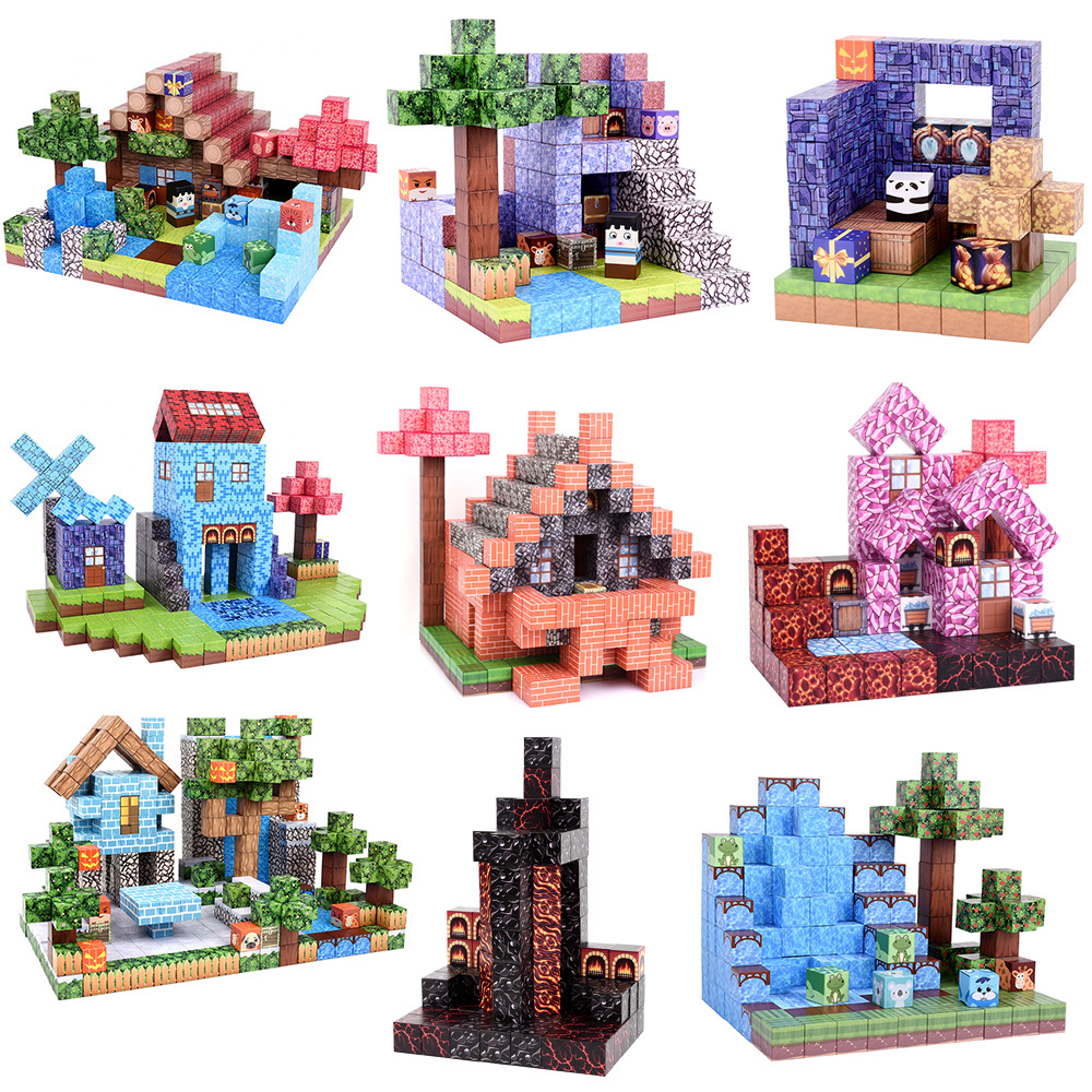 บล็อกแม่เหล็กสร้างสรรค์ ชุดตัว - Kids Education World บทวิจารณ์และราคา