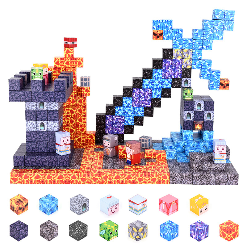 บล็อกแม่เหล็กสร้างสรรค์ ชุดตัว - Kids Education World บทวิจารณ์และราคา