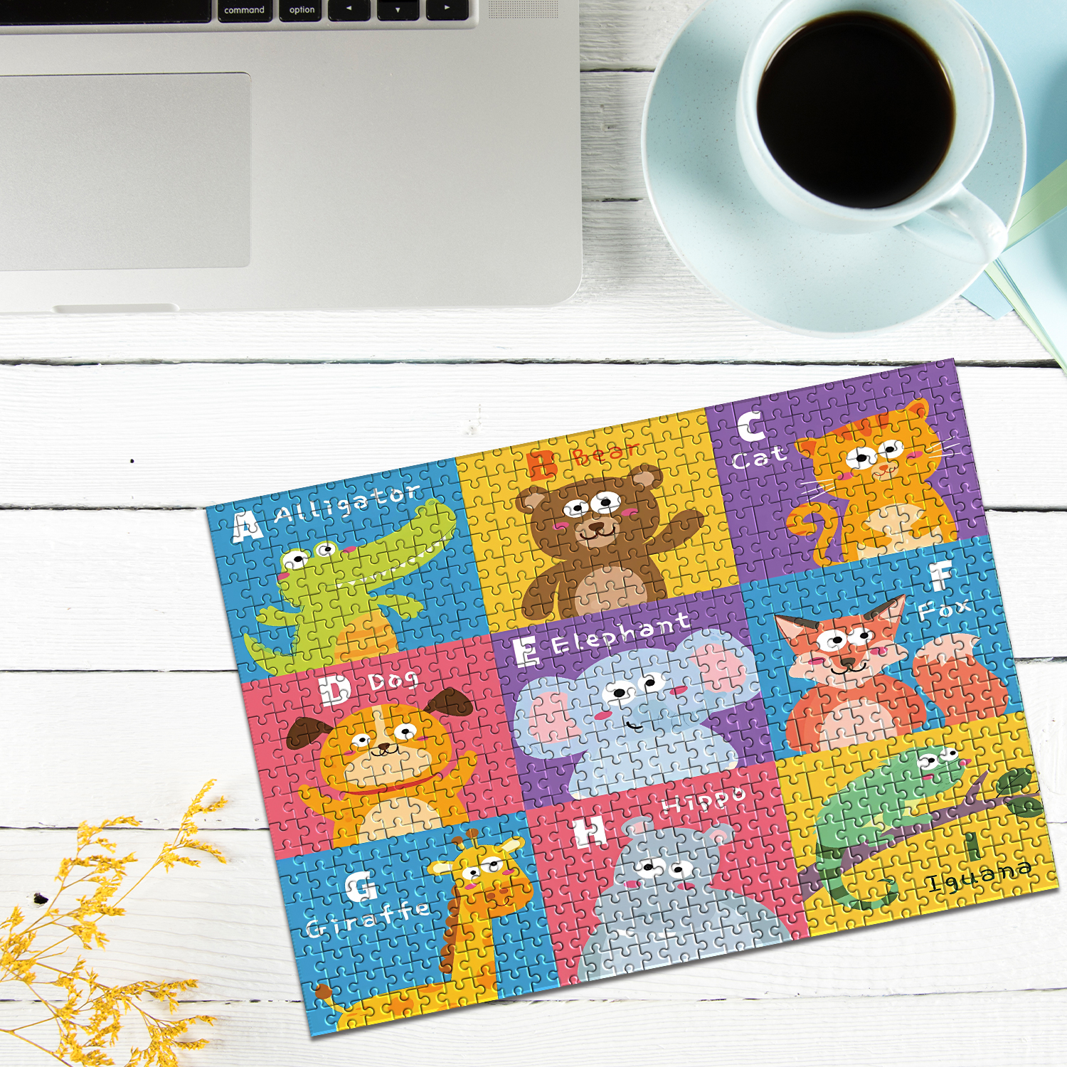 1 ชิ้น ตัวต่อจิ๊กซอว์ไม้รูปสัต - Kids No Education บทวิจารณ์และราคา