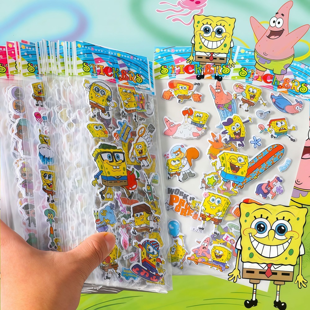 สติกเกอร์ 3 มิติ สพันจ์บ็อบ 12 - Educational Cartoon For Kids บทวิจารณ์และราคา