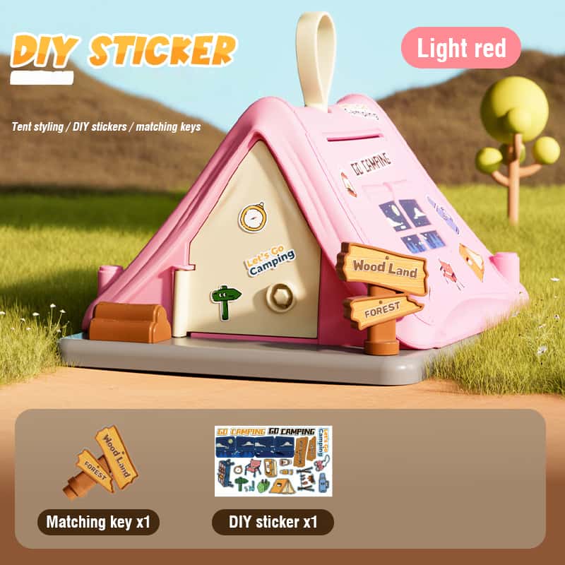 กระปุกออมสินรูปเต็นท์การ์ตูนสำ - Kids Education Help บทวิจารณ์และราคา