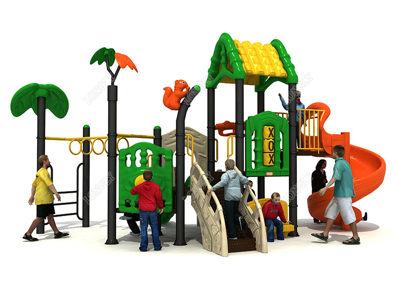 สไลเดอร์พลาสติกสำหรับสนามเด็กเ - Kids Education Park บทวิจารณ์และราคา