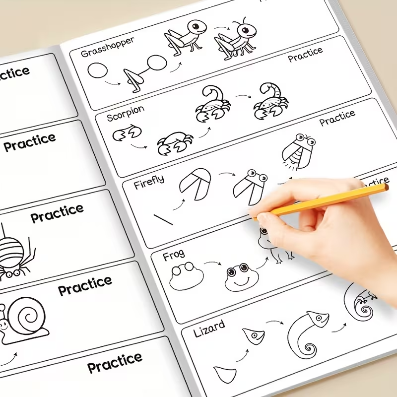 สมุดวาดภาพสำหรับเด็ก - สมุดระบ - Kids Education Age บทวิจารณ์และราคา