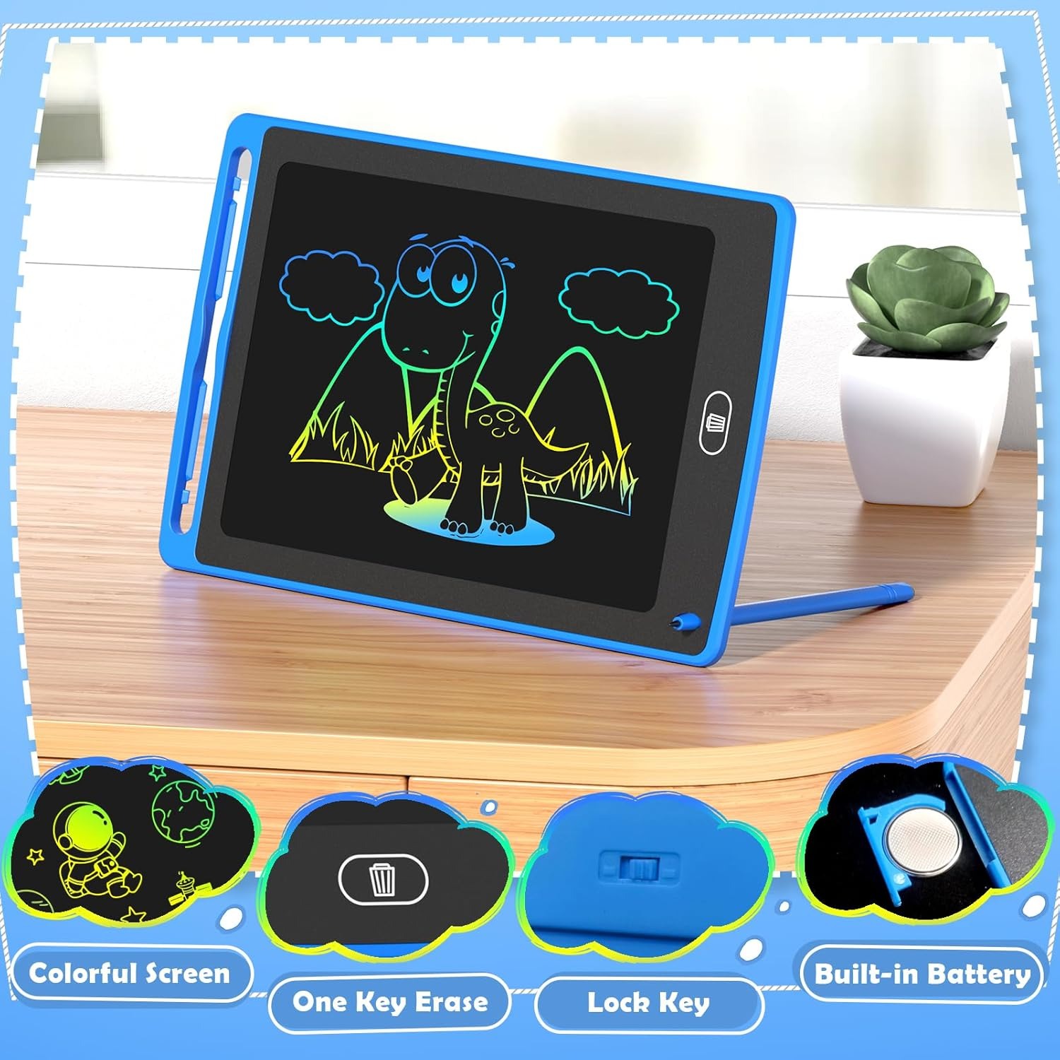 แพ็คแท็บเล็ตเขียน LCD สำหรับเด - Kids Education Age บทวิจารณ์และราคา
