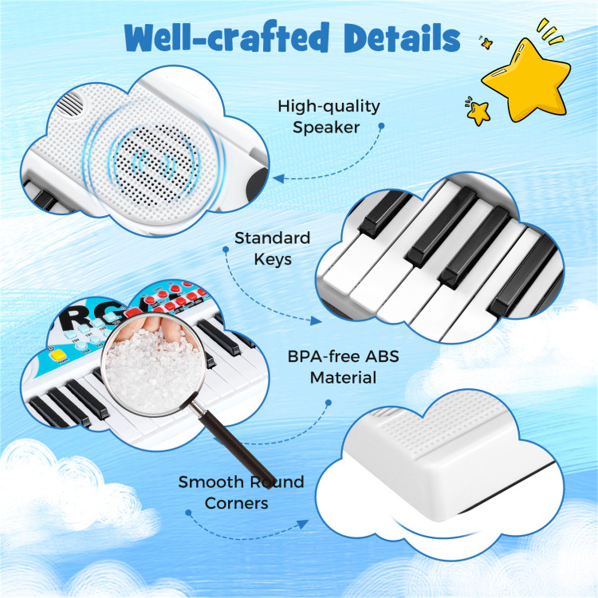 คีย์บอร์ดอิเล็กทรอนิกส์สำหรับเ - Kids Education Age บทวิจารณ์และราคา